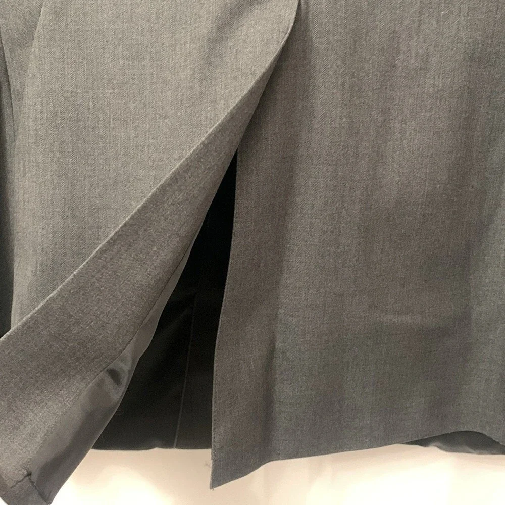 Van Heusen Mens Suit Separates Blazer Sport Coat 40R Jacket Gray Herringbone